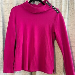 Rafaella Vibrant Pink Knit Top